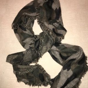 Camo Print Wrap Scarf